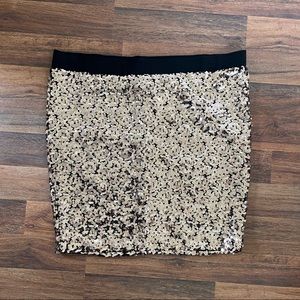 Torrid Bodycon Sequin Mini Skirt 3X 22 24